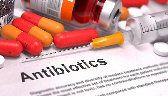 антибиотикҳо барои простатит
